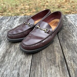 GH Bass Weejuns – Limited Edition Burgundy Leather Women's Oxblood Loafers 10